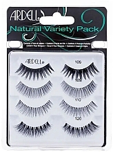 Fragrances, Perfumes, Cosmetics False Lashes Set - Ardell Natural Variety Pack Black 106, 109, 110, 120