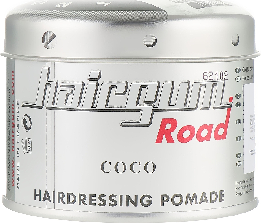 Coconut Hair Styling Pomade - Hairgum Road Coco — photo N2