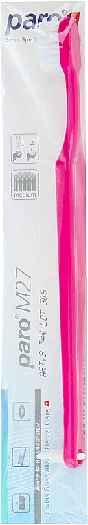 M27 Toothbrush, pink - Paro Swiss Isola F — photo N3