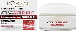 Fragrances, Perfumes, Cosmetics Anti-Wrinkle Face Cream 45+ - L'Oreal Paris Activates Anti Wrinkles