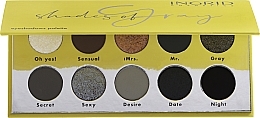 Eyeshadow Palette - Ingrid Cosmetics Shades of Grey Eyeshadow Pallete — photo N1
