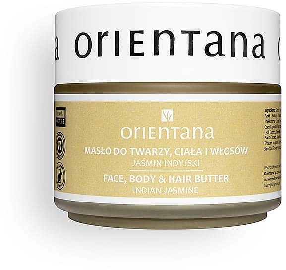 Indian Jasmine Face, Body & Hair Butter - Orientana Indian Jasmine Face Body & Hair Butter — photo N2