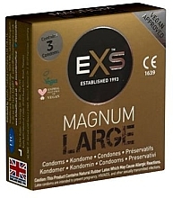 Enlarged Condoms XL, 3 pcs. - EXS Condoms Magnum Large — photo N2