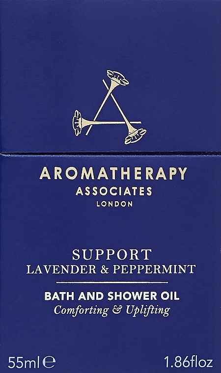 Lavender & Mint Bath & Shower Oil - Aromatherapy Associates Support Lavender & Peppermint Bath & Shower Oil — photo N3