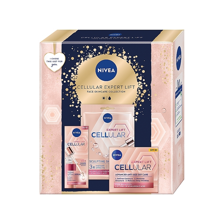 Set - NIVEA Cellular Expert Lift (f/cr/50ml + f/ser/30ml + f/mask/1pc) — photo N1