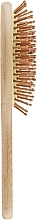 Oval Hair Brush - The Body Shop Oval Bamboo Pin Hairbrush — photo N3