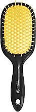 Fragrances, Perfumes, Cosmetics Hair Brush "Superbrush", black-yellow - Laskovaya Detangle