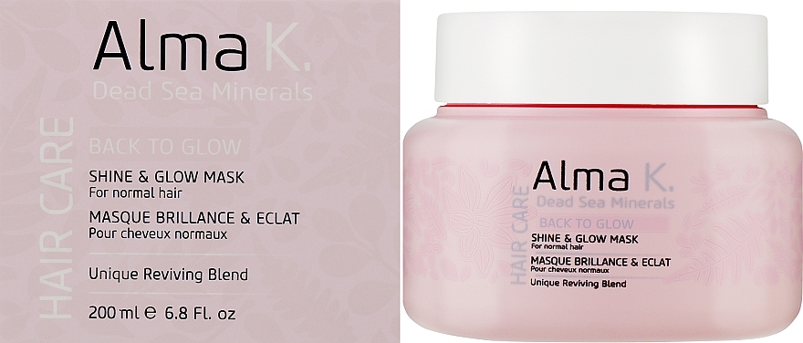 Shine & Glow Hair Mask - Alma K. Back To Glow Shine & Glow Mask — photo N2