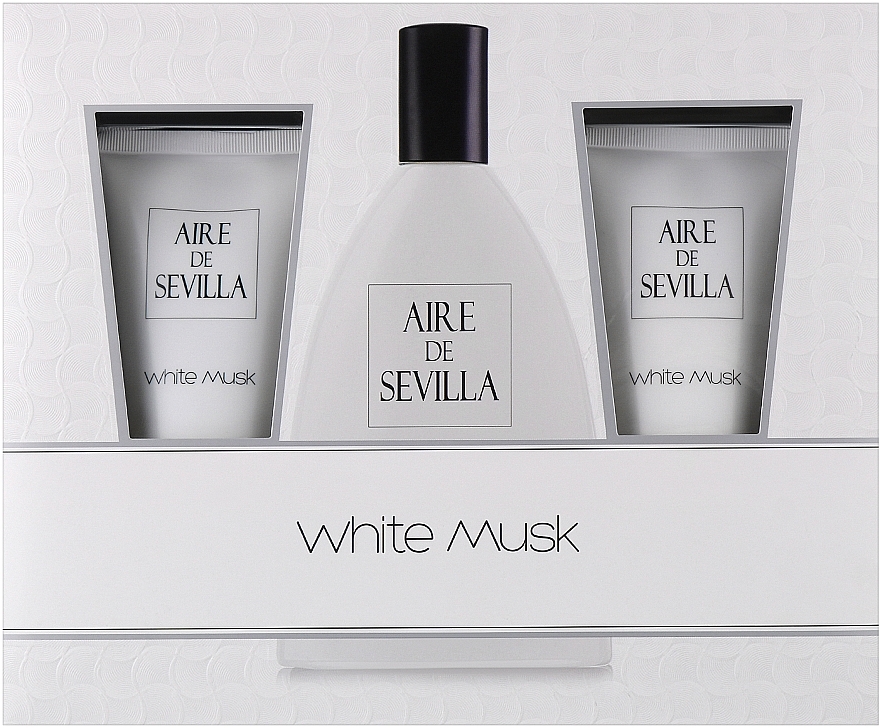 Instituto Espanol Aire de Sevilla White Musk - Set (edt/150 ml + b/cr/150 ml + sh/gel/150 ml) — photo N13