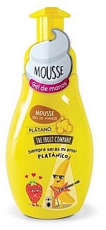 Liquid Hand Soap - The Fruit Company Hand Soap In Mousse Format Platano — photo N2