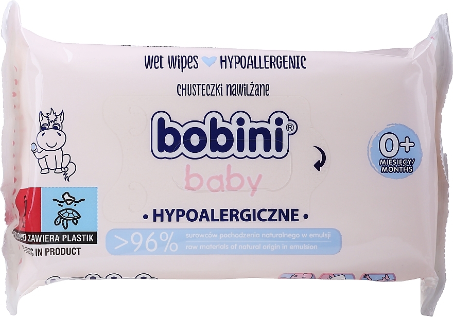 Kids Hypoallergenic Wipes - Bobini Baby Care Wipes — photo N4