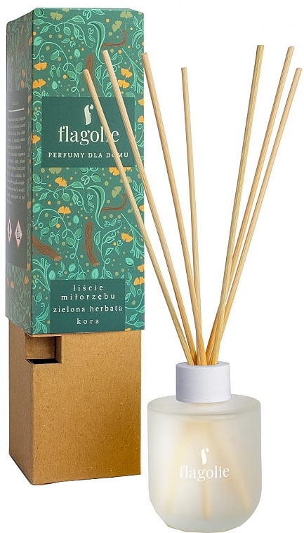 Ginkgo Biloba, Green Tea & Bark Reed Diffuser - Flagolie Home Perfume — photo N1