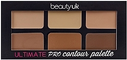 Fragrances, Perfumes, Cosmetics Contour Palette - Beauty UK Ultimate PRO Contour Palette