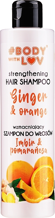 Ginger & Orange Shampoo - Body with Love Hair Shampoo Ginger & Orange — photo N5