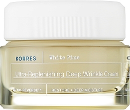 Fragrances, Perfumes, Cosmetics Anti-Wrinkle Day Cream - Korres White Pine Ultra Replenishing Deep Wrinkle Cream