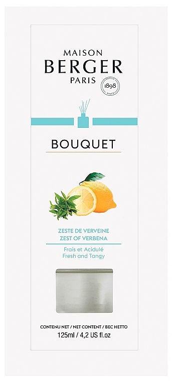 Zest of Verbena Reed Diffuser - Maison Berger Zest Of Verbena — photo N2