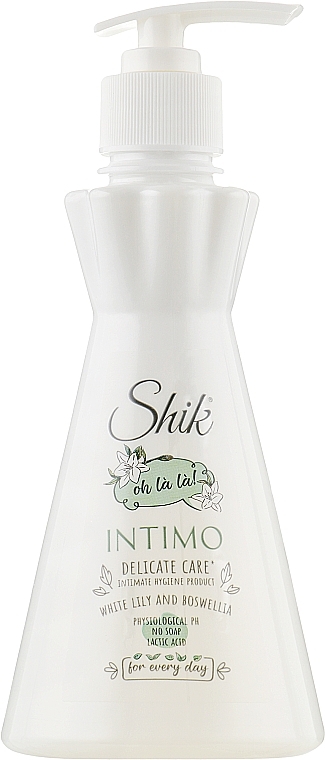 Intimate Wash with White Lily & Boswellia Extract - Shik Intimo Delicate Care — photo N1