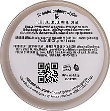 White Gel - F.O.X Builder White Gel — photo N17