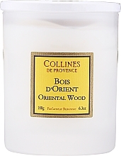 Fragrances, Perfumes, Cosmetics Oriental Wood Scented Candle - Collines De Provence Oriental Wood