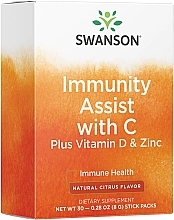 Fragrances, Perfumes, Cosmetics Immune Care Vitamin C, D and Zinc Dietary Supplement - Swanson Immunity Assist with C Plus Vitamin D & Zinc Citrus Flavor