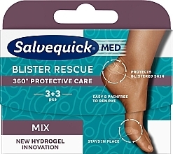 Fragrances, Perfumes, Cosmetics Foot Plaster - Salvequick Med Blister Rescue Mix 