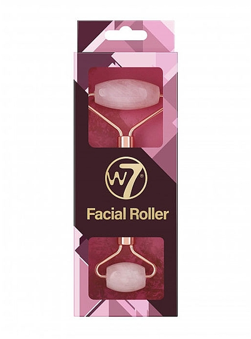 Quartz Face Roller, pink - W7 Cosmetics Rose Quartz Face Roller — photo N2