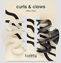 Fragrances, Perfumes, Cosmetics Hair Clip Set, 2 pcs. - Twisty Curls & Claws Set C