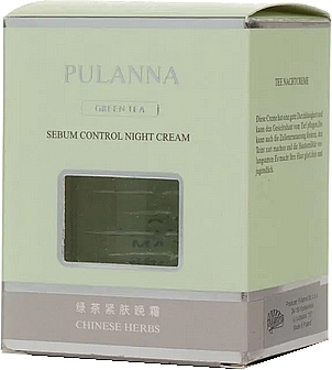 Green Tea Night Face Cream - Pulanna Green Tea Sebum Control Night Cream — photo N14