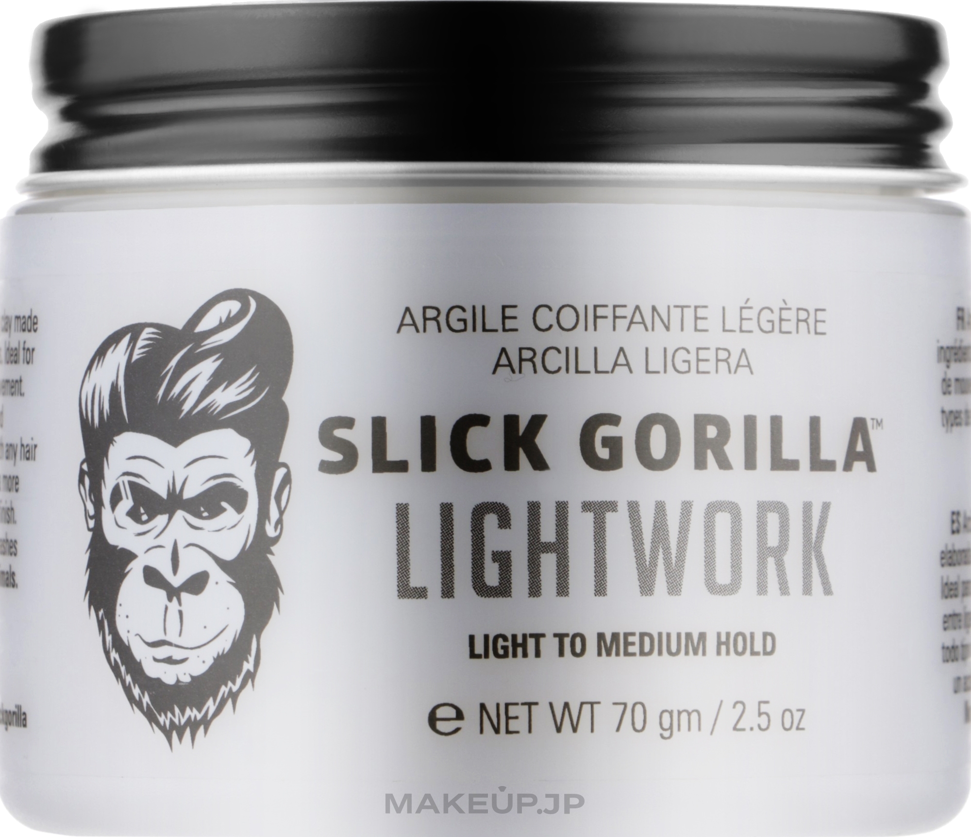 Medium Hold Hair Styling Clay - Slick Gorilla Lightwork — photo 70 g