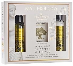 Fragrances, Perfumes, Cosmetics Skincare Set - Primo Bagno Mythology Athena's Olive Youth Set (b/cr/100 ml + b/aroma/100 ml + magnet)