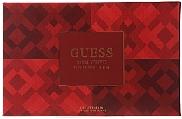 Fragrances, Perfumes, Cosmetics Guess Seductive Red Homme - Set (edt/100 ml + deo/226 ml + sh/gel/200 ml + bag/1pc)