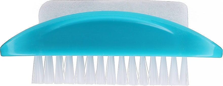 Double-Sided Hand & Foot Brush with Pumice Stone, turquoise - Konex Two-sided Foot And Toenail Brush With Rough Pumice — photo N3
