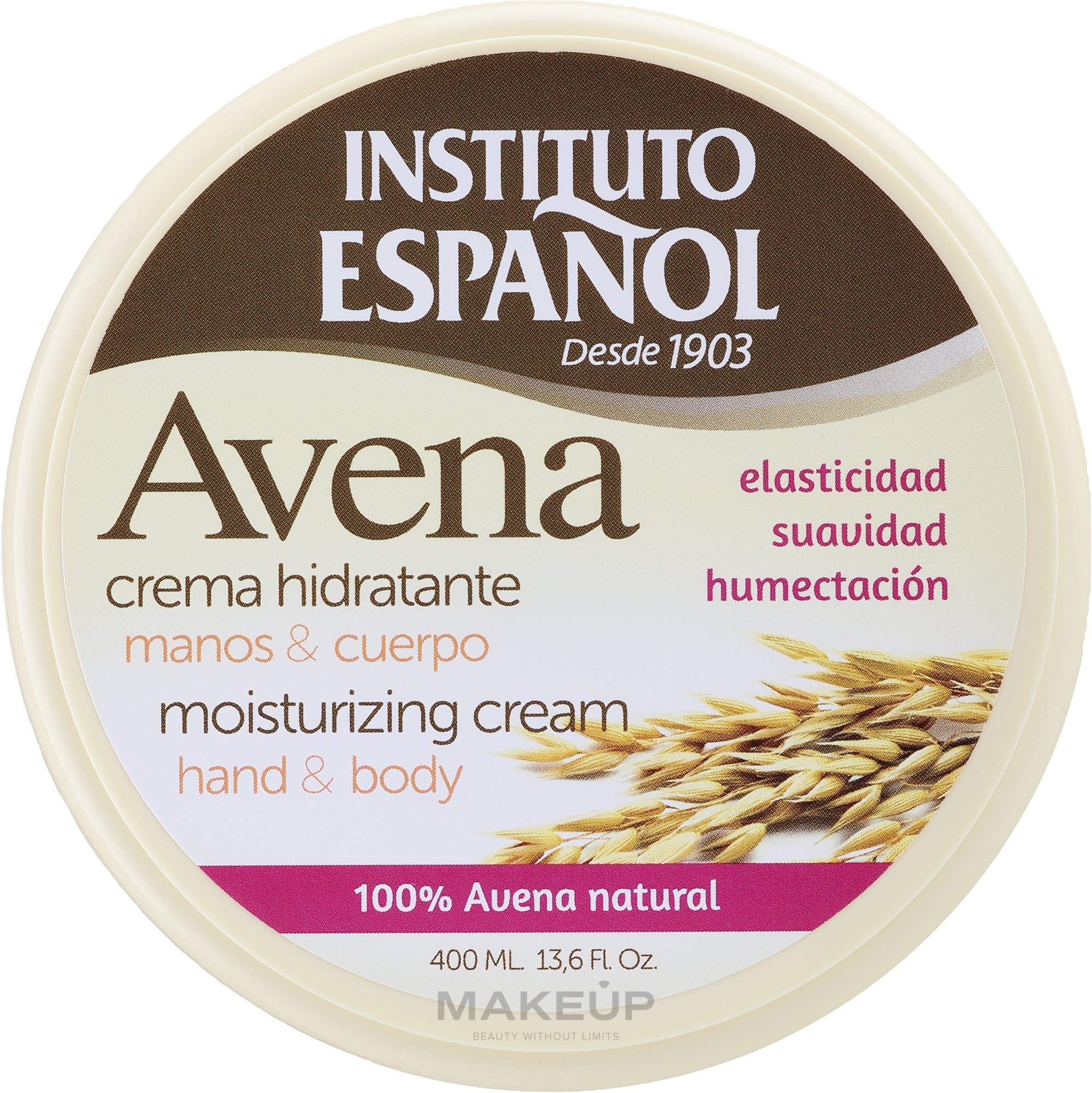 Moisturizing Hand and Body Cream - Instituto Espanol Avena Moisturizing Cream Hand And Body — photo 400 ml