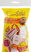 Set - Lady Caramel (razor/5pcs + ash/cr/20ml) — photo N1