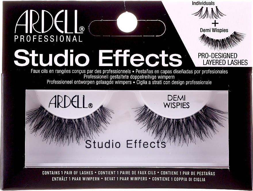 False Lashes - Ardell Studio Effect Demi Wispies — photo N1