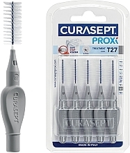 Interdental Brushes 2.7 mm, 5 pcs, grey - Curaprox Curasept Proxi Treatment T27 Grey — photo N2