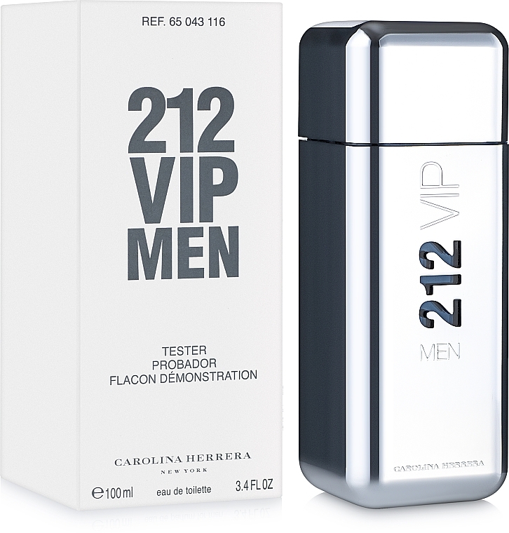 Carolina Herrera 212 VIP Men - Eau de Toilette (tester with cap) — photo N2