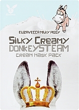 Donkey Steam Cream Mask - Elizavecca Silky Creamy donkey Steam Cream Mask — photo N6