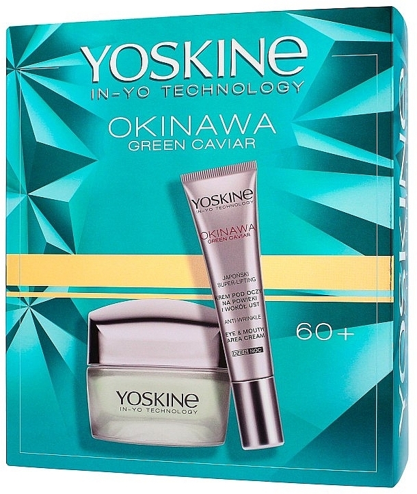 Set - Yoskine Okinawa Green Caviar 60+ (f/cream/50ml + eye/cr/15ml) — photo N1