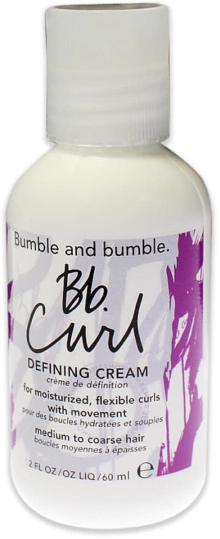 Hair Styling Cream - Bumble and Bumble Curl Defining Cream Travel — photo N1