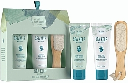 Set - Scottish Fine Soaps Sea Kelp Foot Care Pamper Kit(f/scr/75ml + f/balm/75ml + f/file) — photo N1