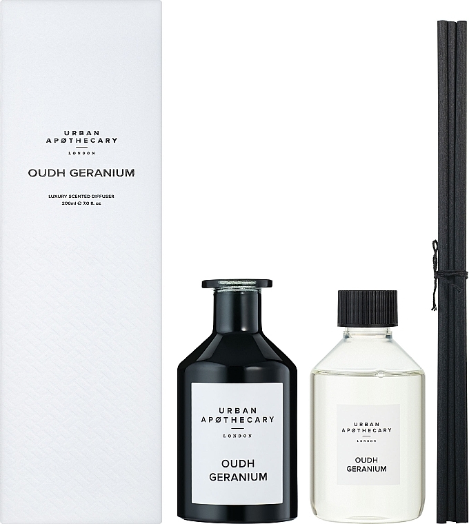 Urban Apothecary Oudh Geranium - Reed Diffuser — photo N44