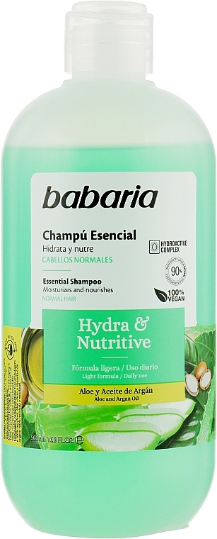 Hydration & Nourishment Shampoo - Babaria Hydra & Nutritive Shampoo — photo N2