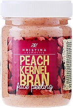 Fragrances, Perfumes, Cosmetics Peach Kernel Bran Face Peeling - Hristina Cosmetics Peach Kernel Bran Face Peeling