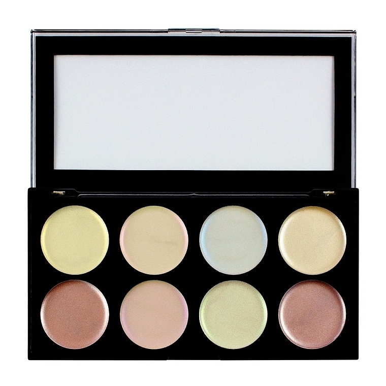 Cream Highlighter Palette - Makeup Revolution Ultra Strobe Balm Palette — photo N5