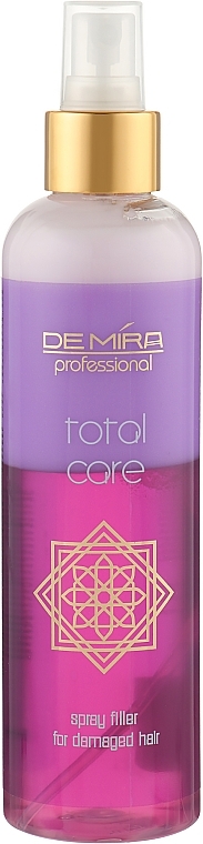 Filler Spray for Damaged Hair - DeMira Professional Total Care Spray Filler For Damaged Hair — photo N7