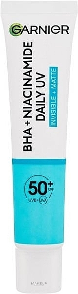 Face Fluid - Garnier Pure Active BHA + Niacinamide Daily UV SPF 50+ — photo N1