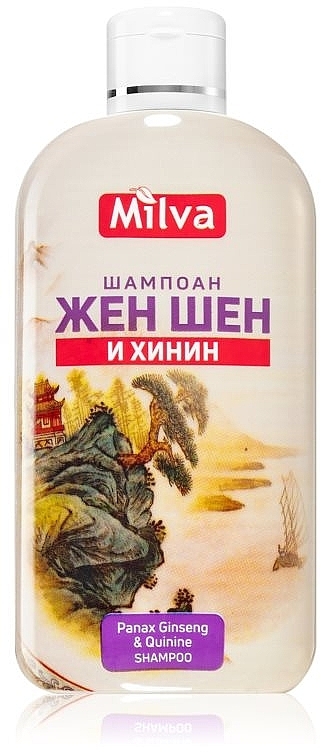 Strengthening Anti Hair Loss Ginseng Shampoo - Milva Shampoo with Ginseng and Quinine — photo N1