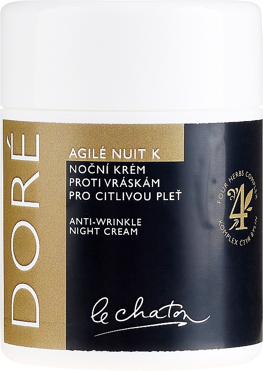 Anti-Wrinkle Night Cream - Le Chaton Dore Night Wrinkle Cream Agile Nuit K — photo N2