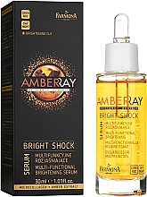 Multifunctional Amber Serum "Skin Glow" - Farmona Amberray Bright Shock Serum — photo N1